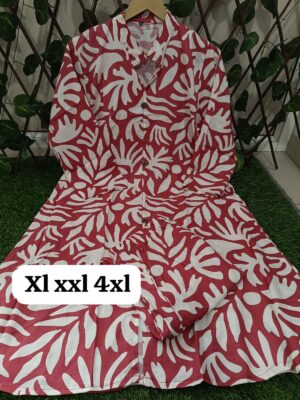 1000036718 (1) Red kurti pant set