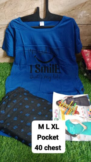 blue night suit buybazar99.com Night suit