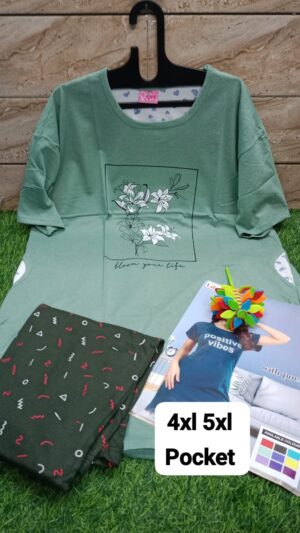 fashion-women-night dress green buybazar99 Green Night dress