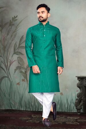 green kurta Green Twinkle Kurta Payjama