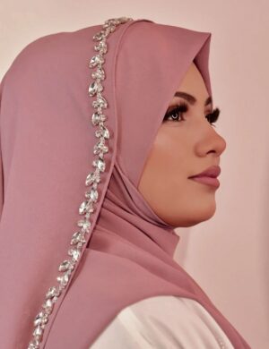 hijab pinkish buybazar99.com Instant Hijab with Crystal