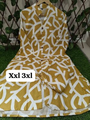 kurti pant yellow Yellow kurti pant set