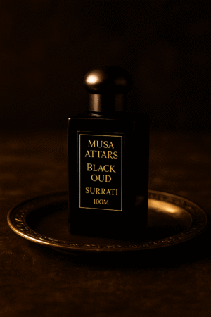 Musa Attars Black Oud Surrati – Premium Arabic Long Lasting Attar (10 gm) Musa Attars Black Oud Surrati
