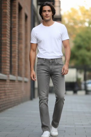 gray jeans "grey jeans"