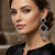 "oxidized silver dangle earrings"
